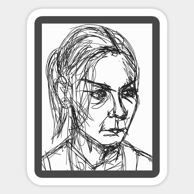 Kim Wexler - Better Call Saul Sticker by Idrawfaces